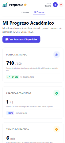 PreparaU - Panel de Estadísticas